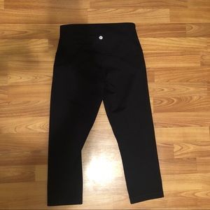 Black Lululemon Align Pant 
Full Length 28"
